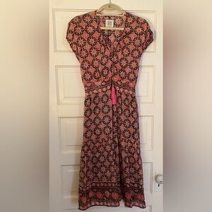 Bell midi dress size small